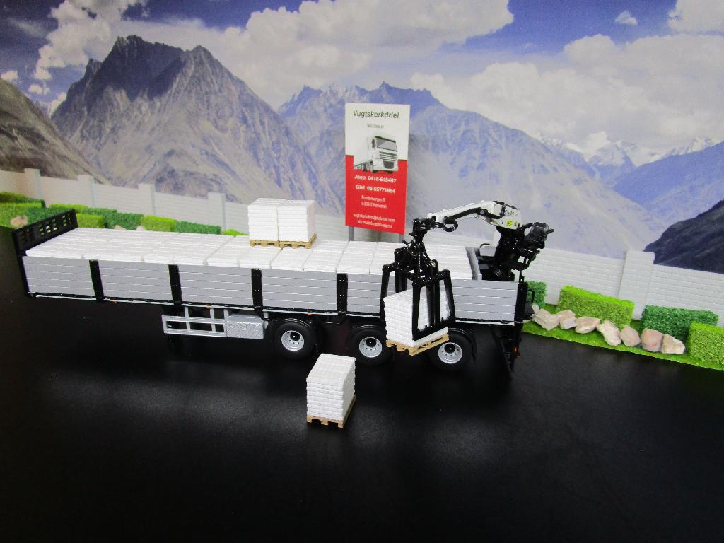 Lading Stenen Wit "Ex Wsi Oplegger , Zie Omschrijving", Ophalen, Nieuw, Bus of Vrachtwagen, Wsi