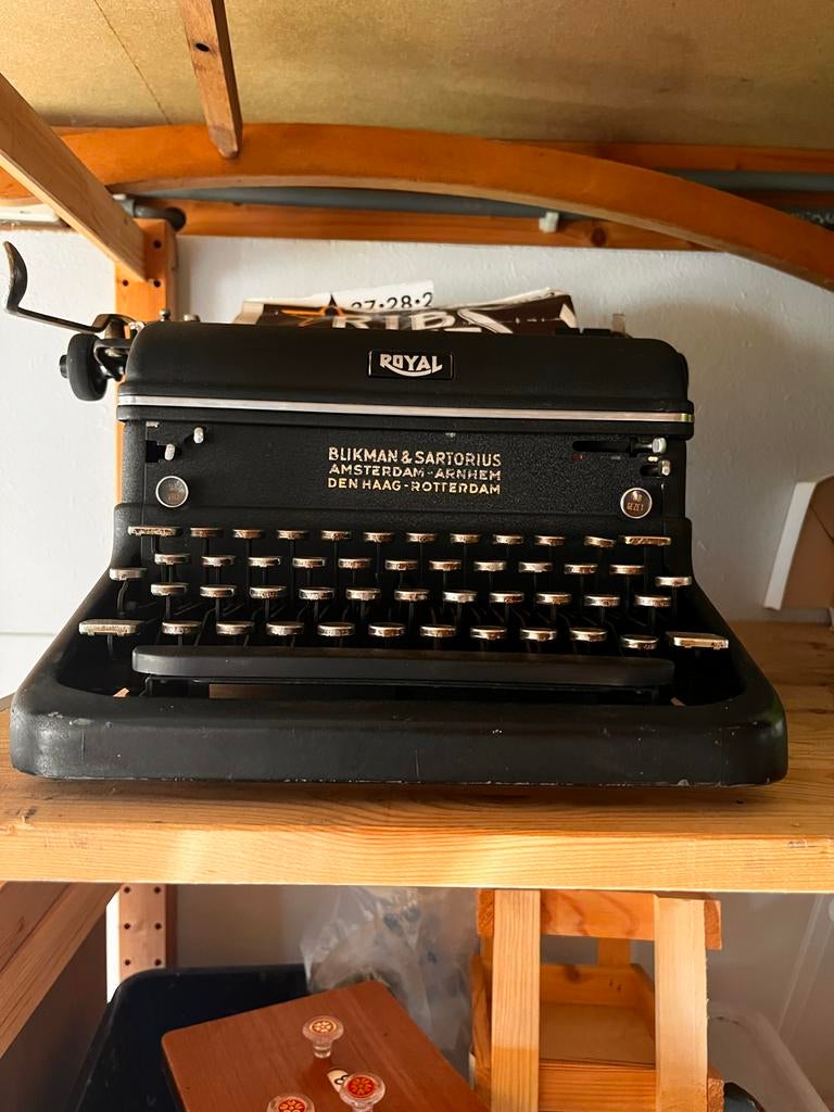 Typemachine vintage Royal, Diversen, Typemachines, Ophalen, Gebruikt