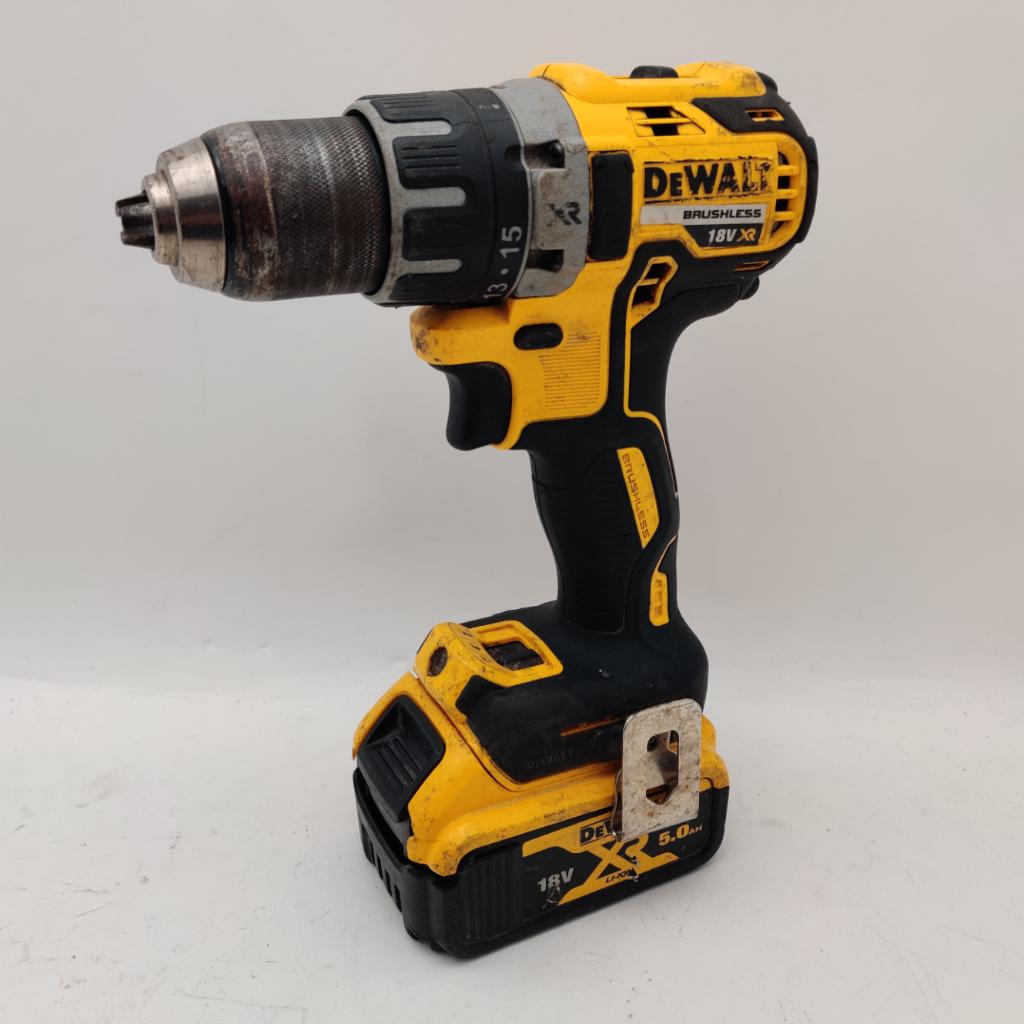 DeWalt DCD791Schroefboormacine met 18V 5.0Ah accu €149.99, Dewalt, Ophalen of Verzenden, Zo goed als nieuw, W