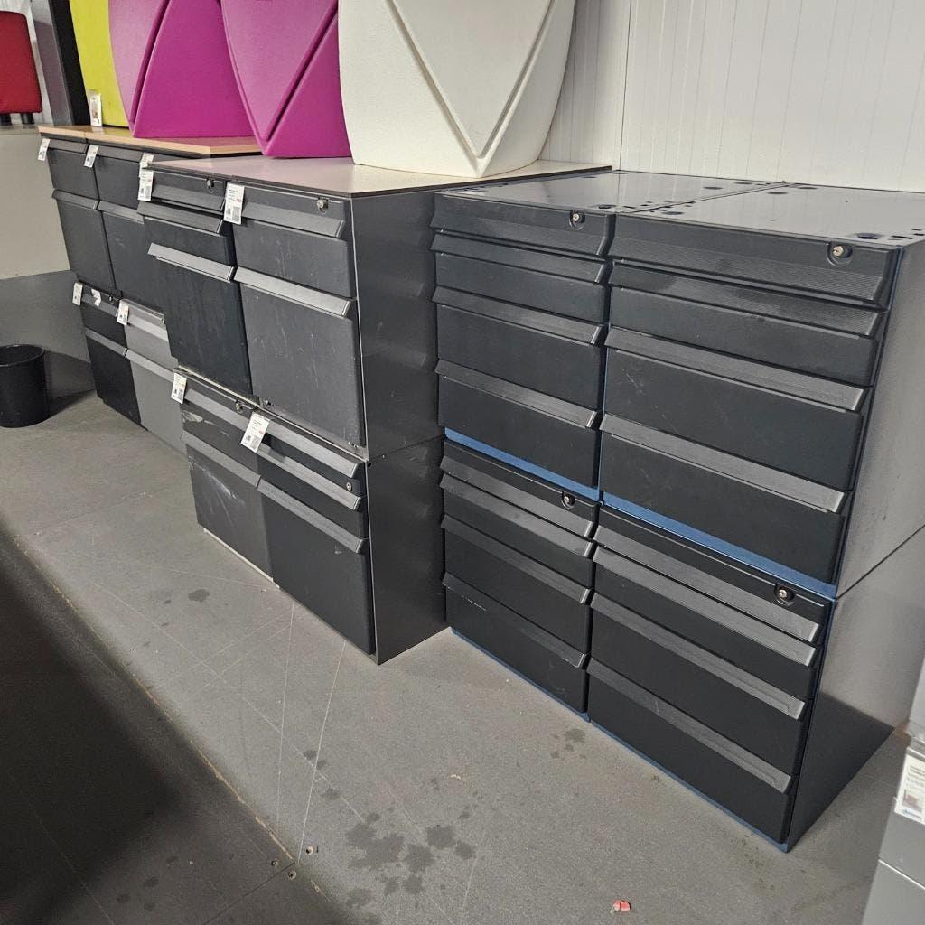 diverse sets ladekasten kastenwand voor werkbank werkplaats, Huis en Inrichting, Kasten | Ladekasten, Ophalen, Gebruikt, 5 laden of meer