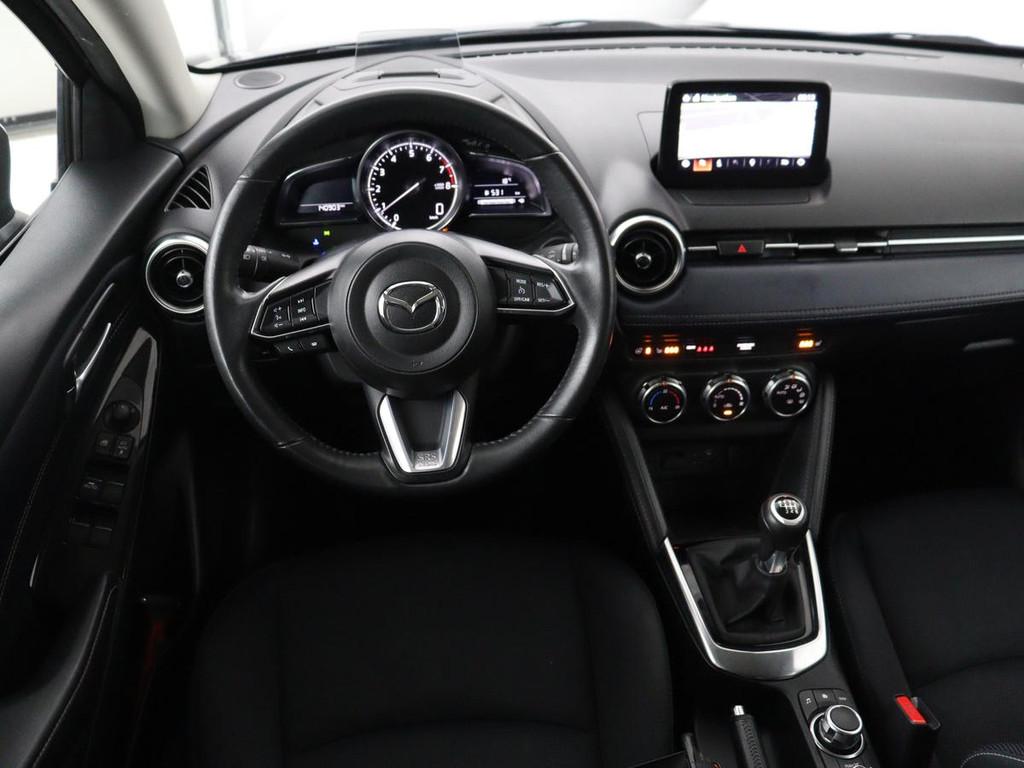 Mazda 2 1.5 Skyact-G Luxury | Stoel & stuurverwarming | Head, Voorwielaandrijving, Stof, Zwart, Origineel Nederlands