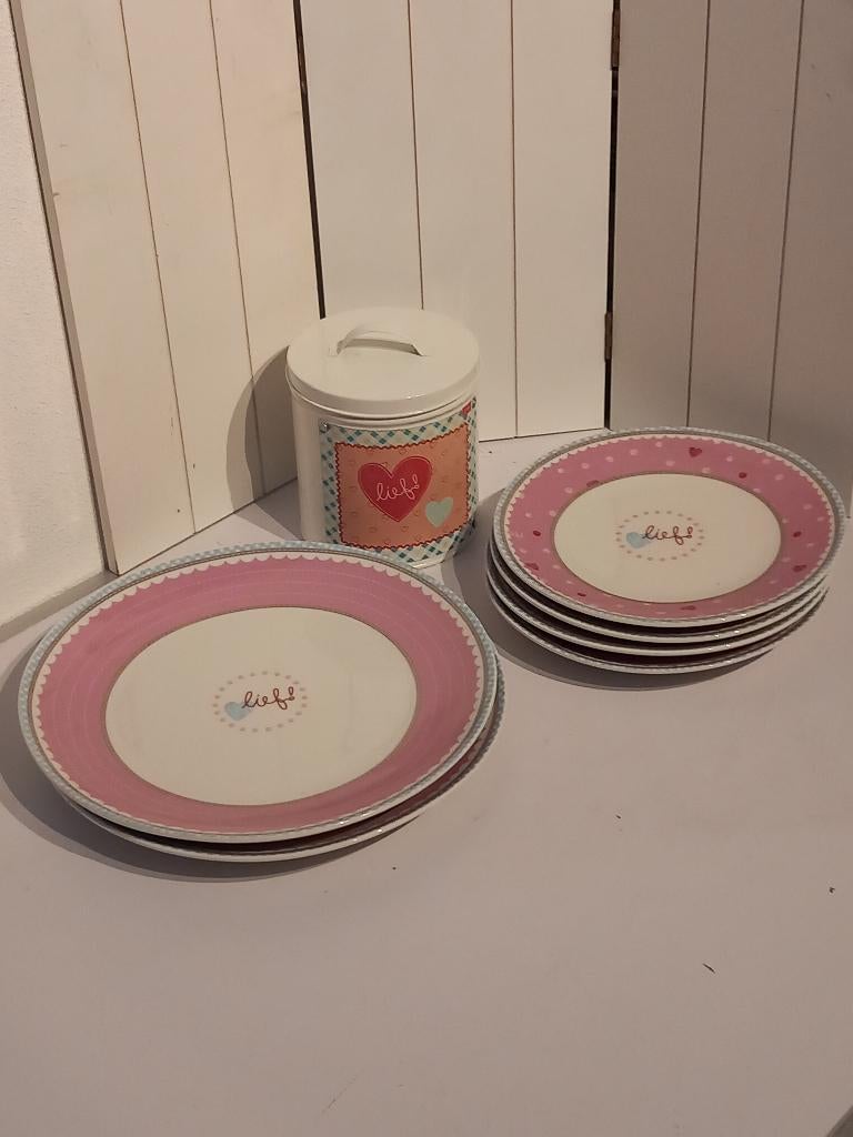 Lief Lifestyle servies., Keramiek, Ophalen of Verzenden, Zo goed als nieuw, Bord(en)