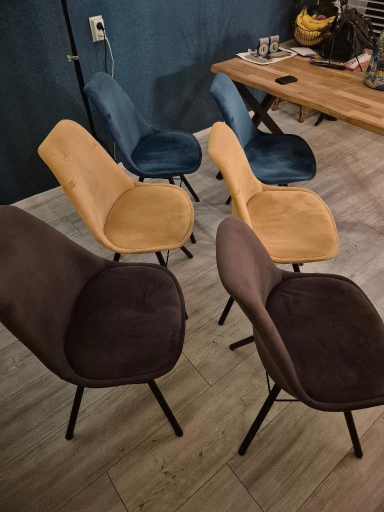 Eetkamerstoelen, Ophalen, Overige materialen, Overige kleuren, Zo goed als nieuw