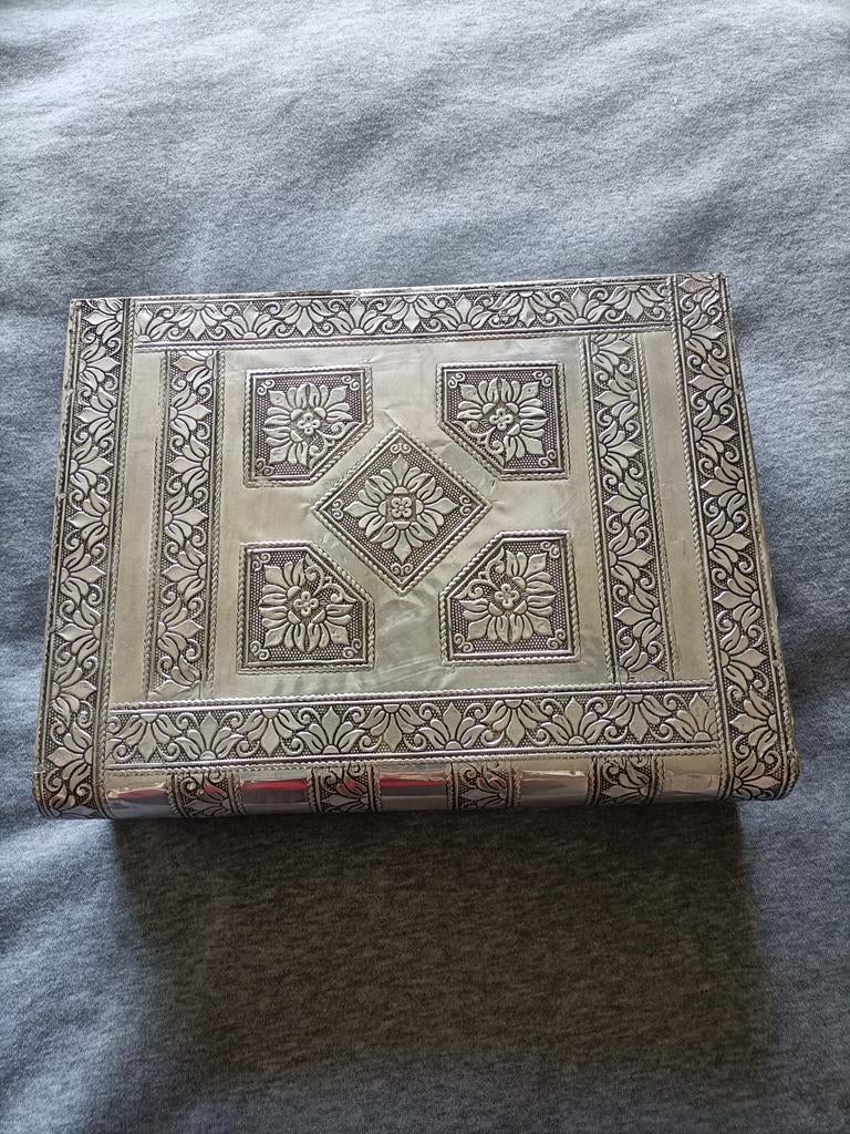 Sieradendoos - Metaal & Fluweel, Minder dan 50 cm, Ophalen of Verzenden, Zo goed als nieuw, Minder dan 35 cm