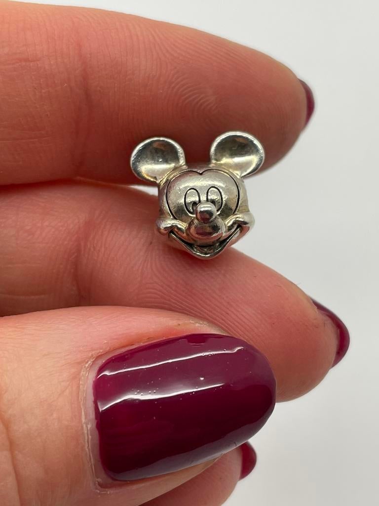 D374 Pandora zilveren bedel Disney Mickey Mouse, Sieraden, Tassen en Uiterlijk, Bedels, Pandora, Ophalen of Verzenden, X, Zilver