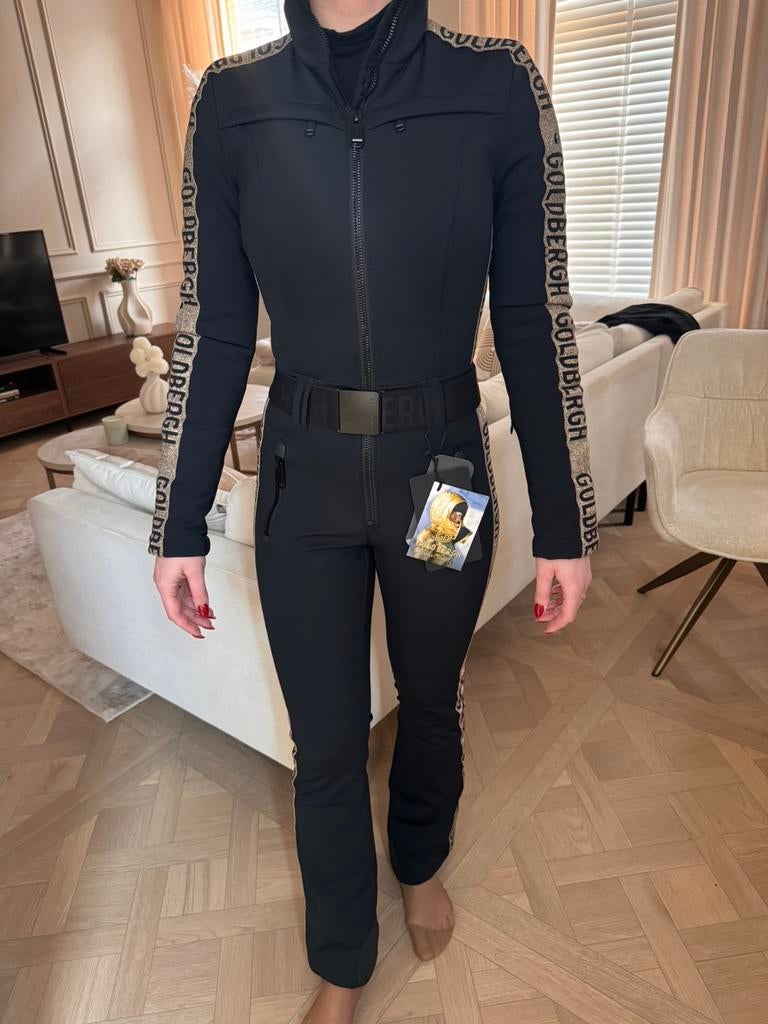 Limited Edition Goldbergh skipak zwart/goud - maat XS, Kleding | Dames, Wintersportkleding, Ophalen of Verzenden, Nieuw, Maat 34 (XS) of kleiner