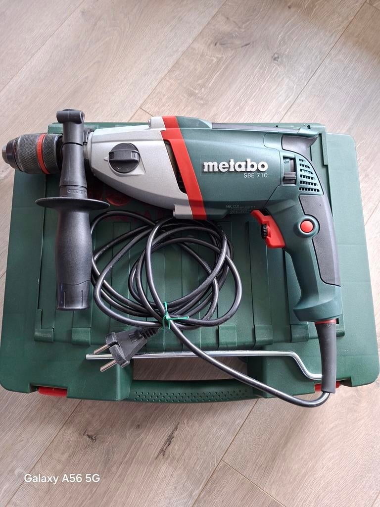 Klopboormachine Metabo SBE 710, Klopboormechanisme, Ophalen, Boormachine, Gebruikt