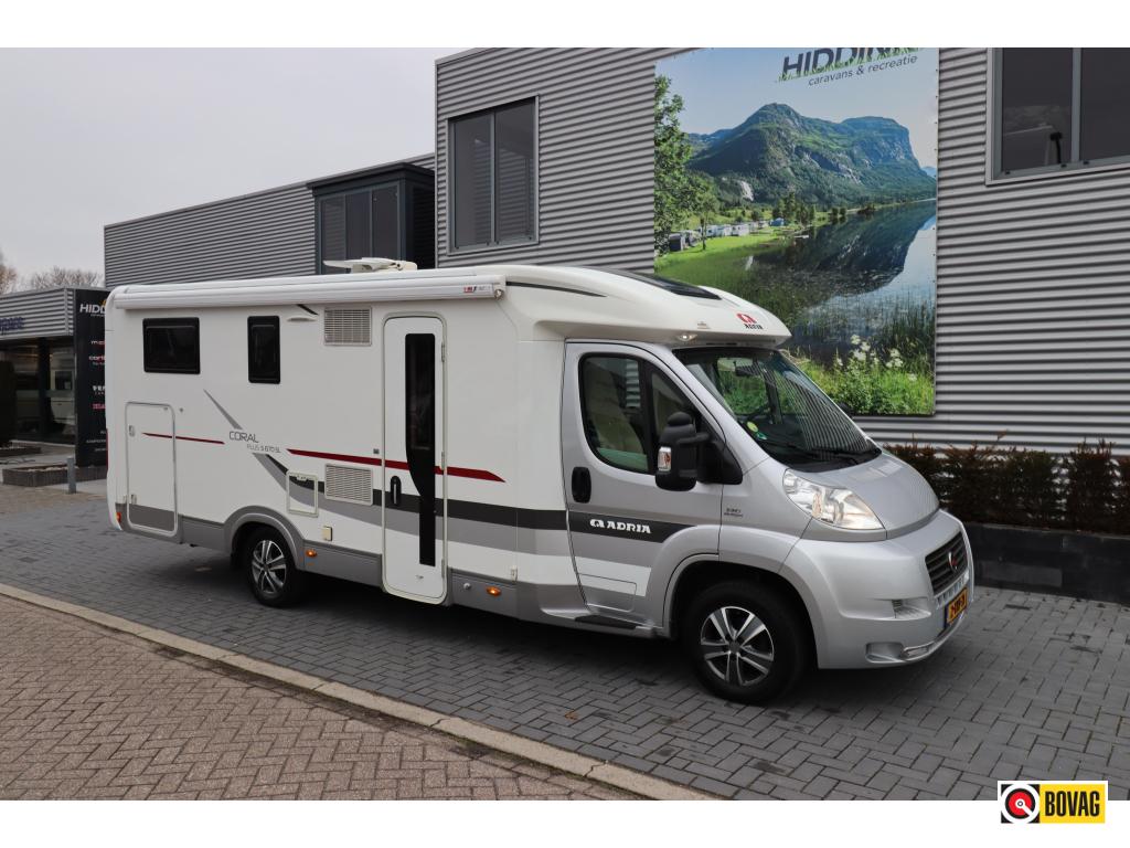 Adria Coral Plus S 670 SL zeer compleet!, Koelkast, Standaard zit, Ringverwarming, Fiat