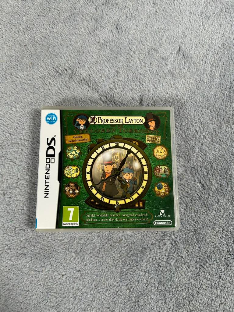 Professor Layton en de Verloren Toekomst Nintendo DS, Puzzel en Educatief, Gebruikt, 1 speler, Ophalen of Verzenden