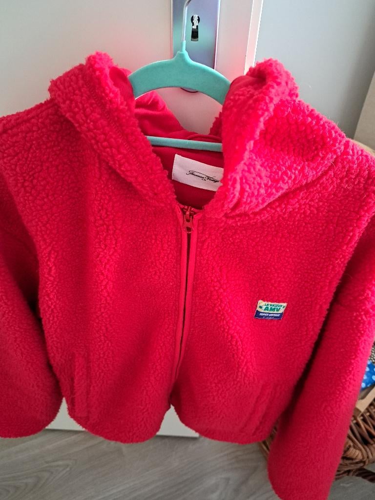 Hoodie American Vintage rood reddy s, Verzenden, Zo goed als nieuw, Maat 36 (S), Rood