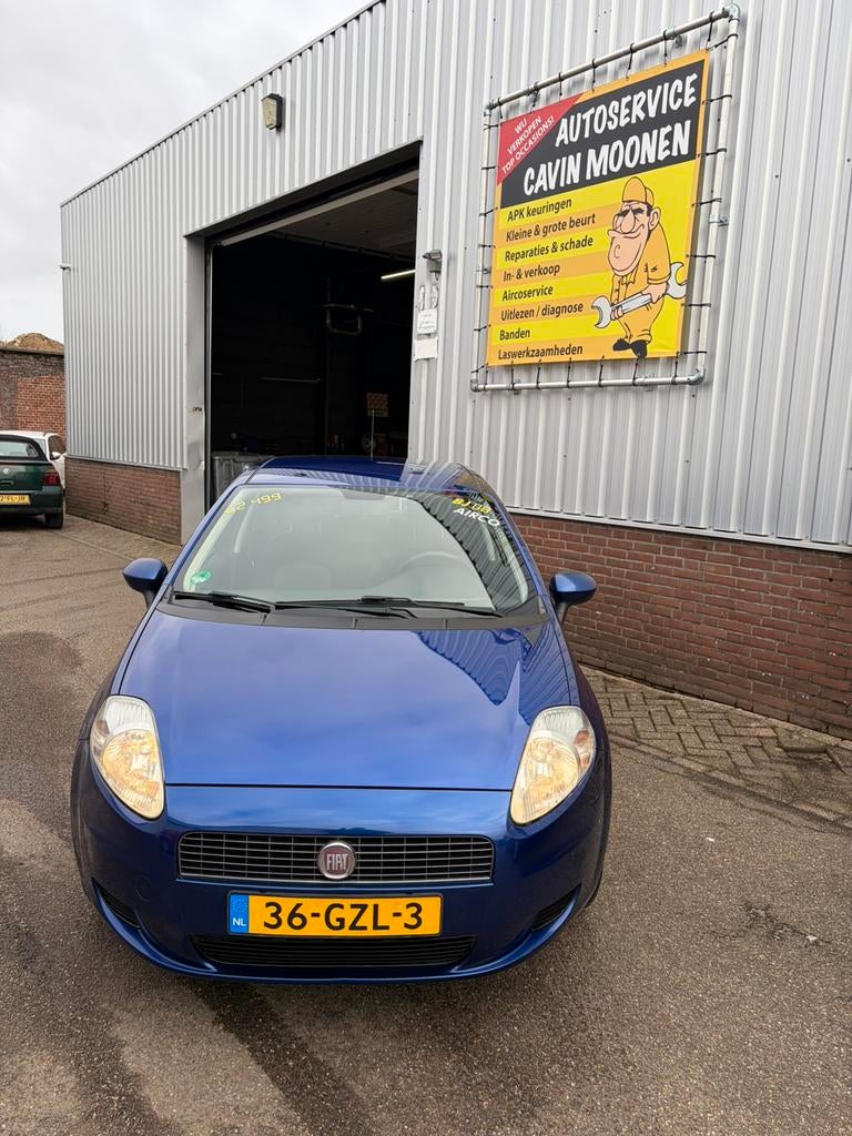 Fiat Punto 1.2 5DR 2008 Blauw, Auto's, 1005 kg, Stof, 40 €/maand, 1242 cc