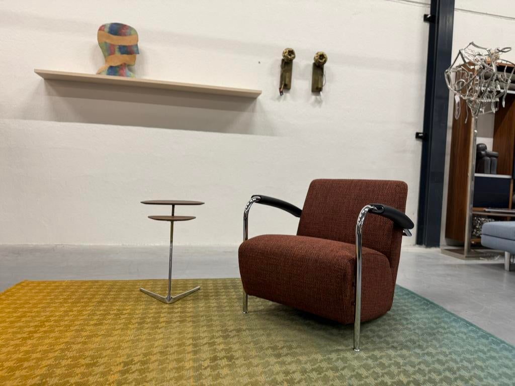 Nieuw Leolux Scylla fauteuil Migo Stof Design stoel Canyon, Leolux, Nieuw, 75 tot 100 cm, Ophalen of Verzenden