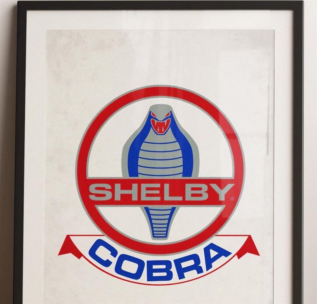 grote USA SHELBY COBRA auto Garage Poster, Ophalen of Verzenden, Nieuw, Auto's