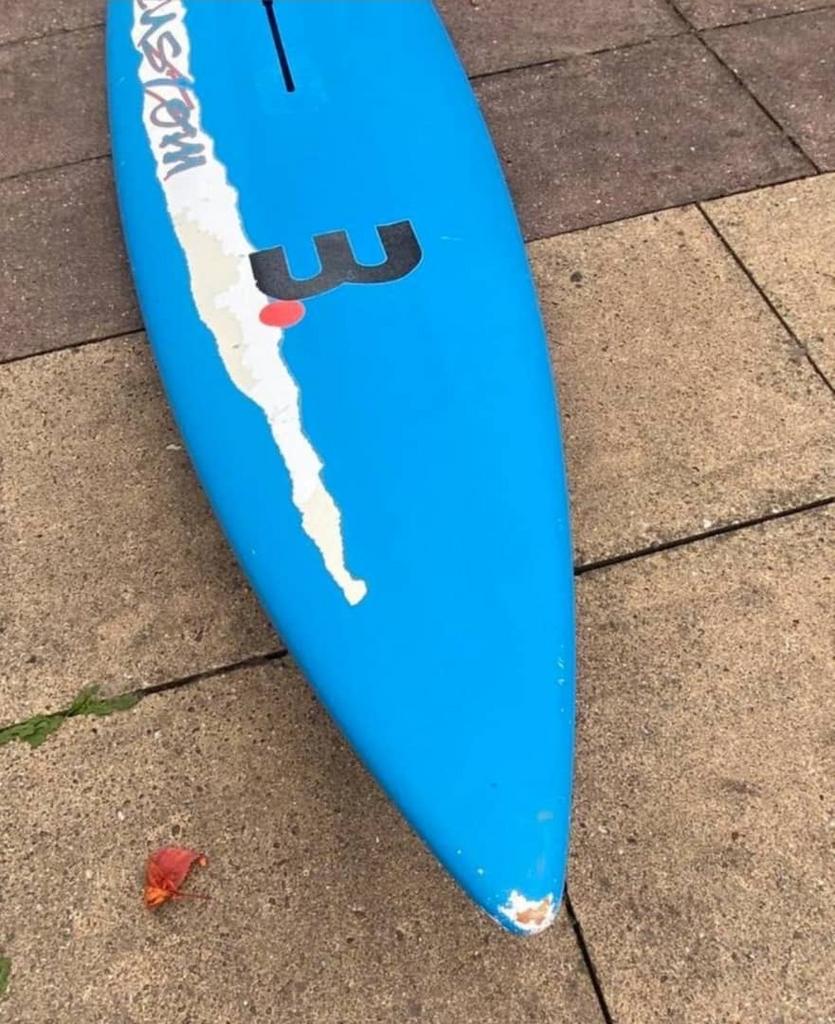 Mistral custom windsurfboard 85 liter met boardbag, Watersport en Boten, 250 tot 300 cm, Ophalen of Verzenden, Plank, Gebruikt