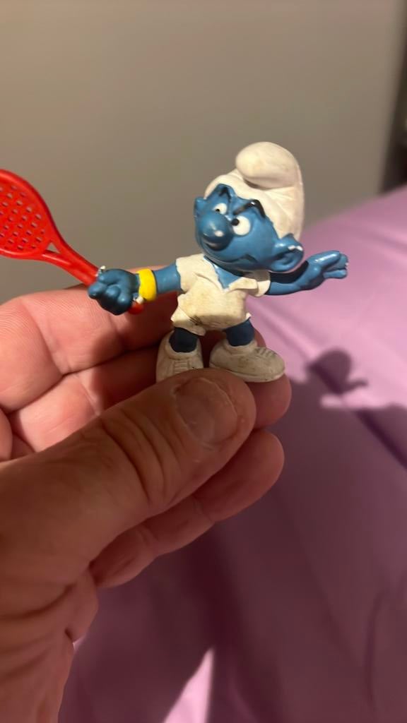 vintage tennis smurf iit 1979, Ophalen of Verzenden, Zo goed als nieuw