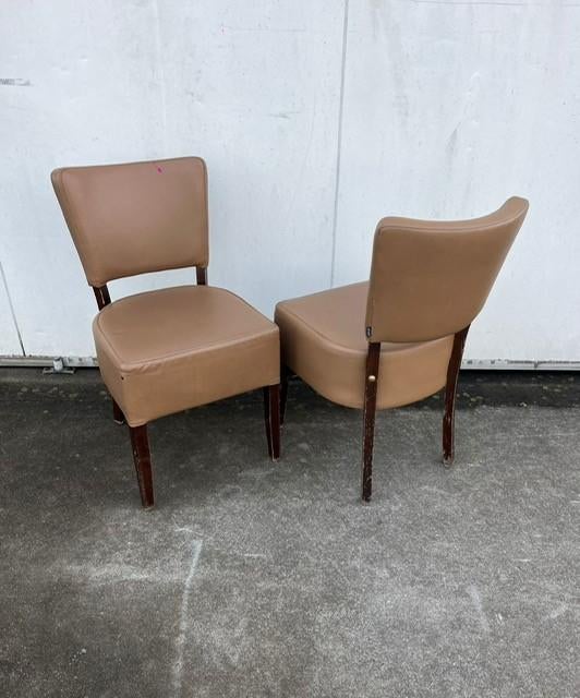 29 stuks horeca restaurant stoelen Lisa VOORRAAD satelliet, Ophalen, Gebruikt, Bruin, Vijf, Zes of meer stoelen