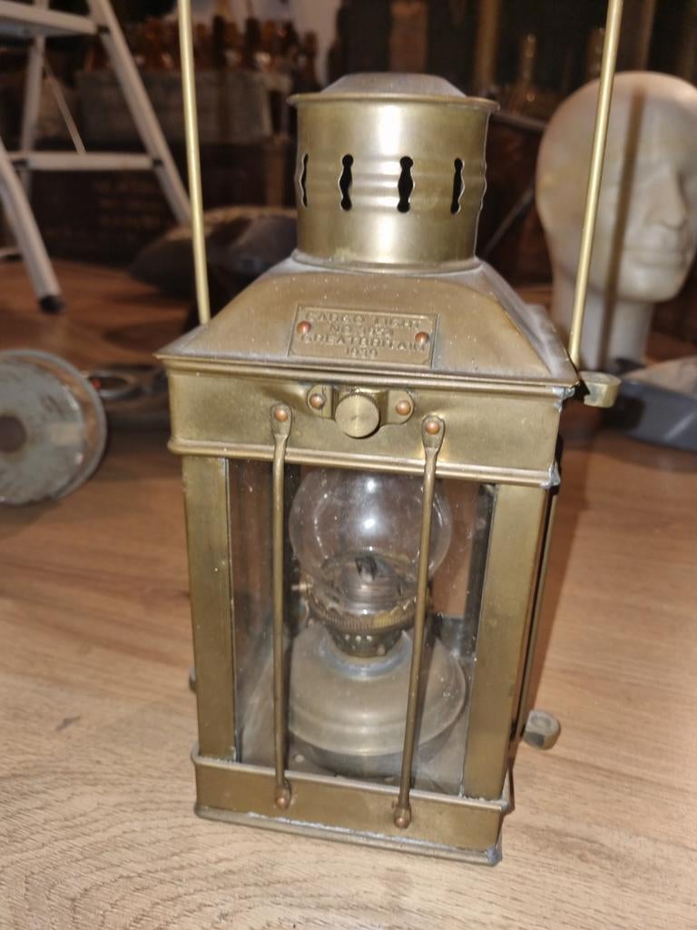 Prachtige Britse 2e wereldoorlog cargo lantaarn uit 1939. UK, Ophalen of Verzenden, Engeland