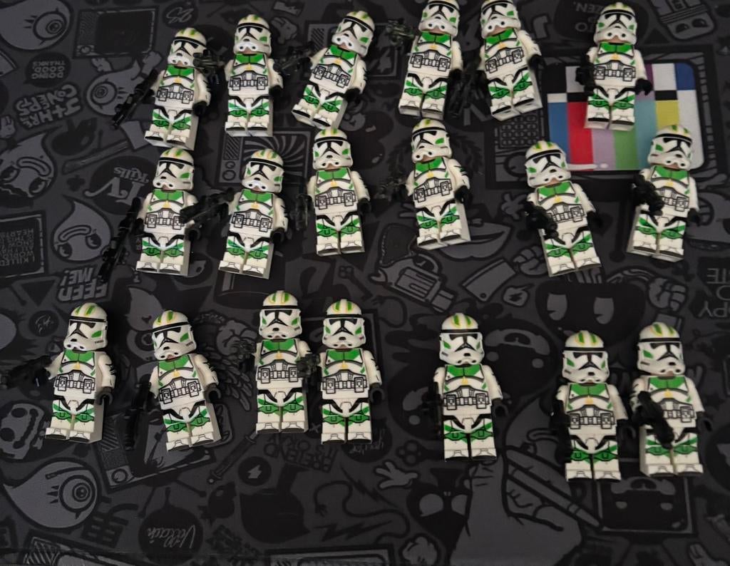 Custom Lego star wars phase 2 horn company clone troopers, Ophalen of Verzenden, Nieuw