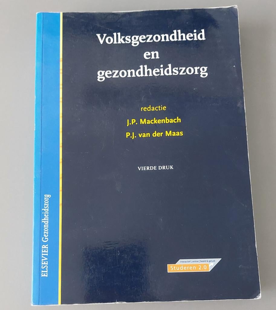 Medisch - Volksgezondheid en gezondheidszorg, Ophalen of Verzenden, Zo goed als nieuw, J.P. Mackenbach en P.J. van der Maas, Sociale wetenschap