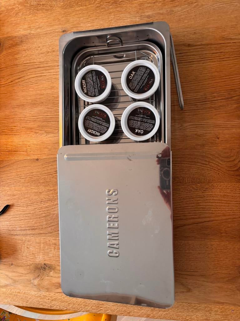 Camerons Rookoven RVS 38 x 28 x 8,5 cm, Huis en Inrichting, Keuken | Keukenbenodigdheden, Ophalen, Nieuw