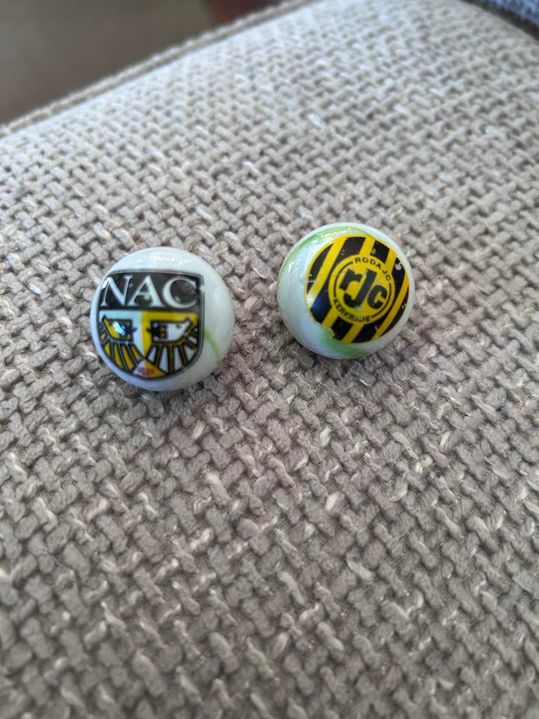 Knikkers NAC en Roda JC - Voetbalclub knikkers, Verzamelen, Ophalen of Verzenden, Zo goed als nieuw