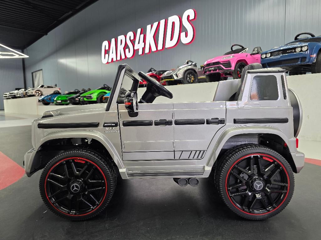 Kinderauto Mercedes G63 AMG - soft start - leren zit - RC, Ophalen of Verzenden, Nieuw