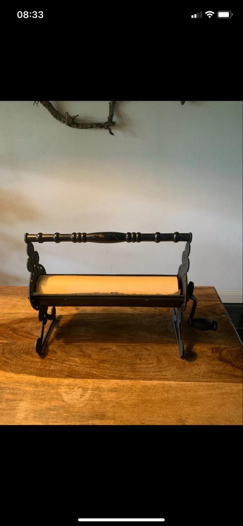 Vintage Gietijzeren Papierrolhouder - Authentiek Design, Ophalen of Verzenden