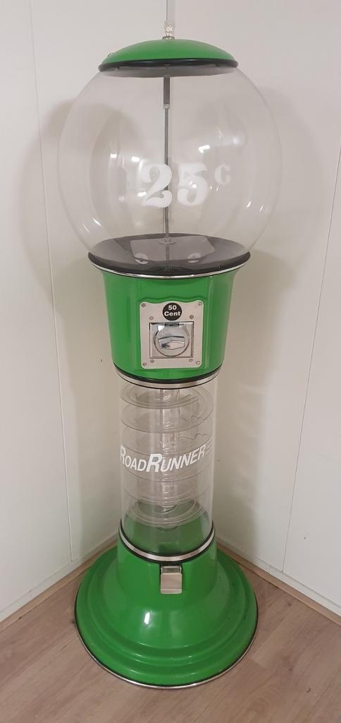 Kauwgomballen stuiterballen spiraal, Ophalen