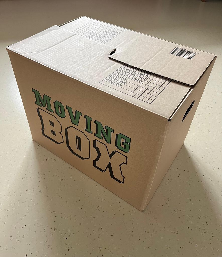 Verhuisdoos 1x, Doe-het-zelf en Verbouw, Kratten en Dozen, Ophalen, 60 cm of meer, Doos