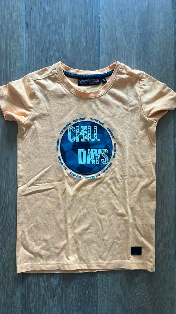 Shirt maat 116 jongen Orange Stars, Ophalen of Verzenden, Zo goed als nieuw, Jongen, Shirt of Longsleeve