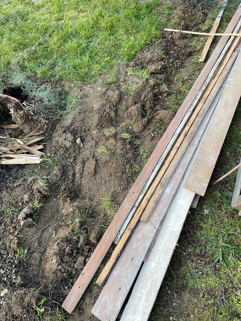 Brandhout sloophout, Doe-het-zelf en Verbouw, Hout en Planken, Ophalen, Zo goed als nieuw, Plank, 50 mm of meer