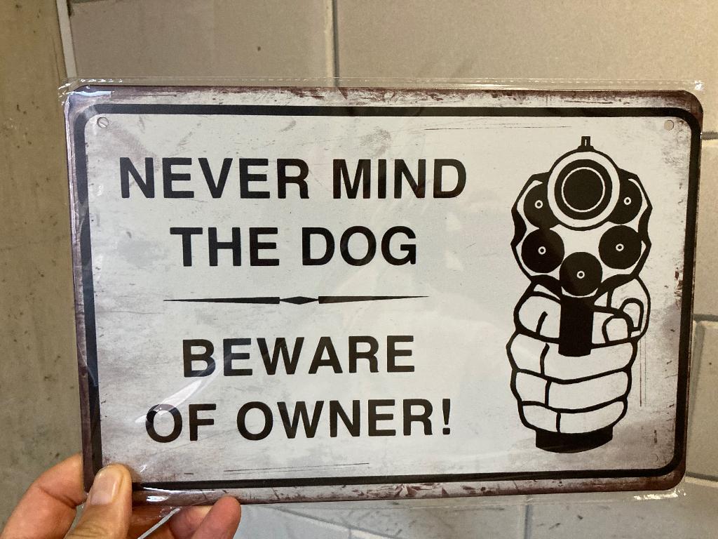 Vintage poster never mind the dog, Ophalen of Verzenden, Nieuw, A1 t/m A3, Film en Tv