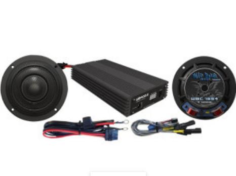 Versterker 400Watt met luidsprekers voor 14‐17 FLHX Touring, Motoren, Onderdelen | Harley-Davidson, Niet ingevuld, Niet ingevuld