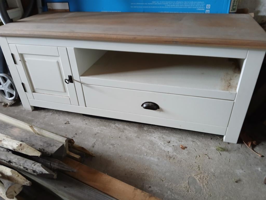 TV Kast, Ophalen, 100 tot 150 cm, Zo goed als nieuw, Minder dan 100 cm