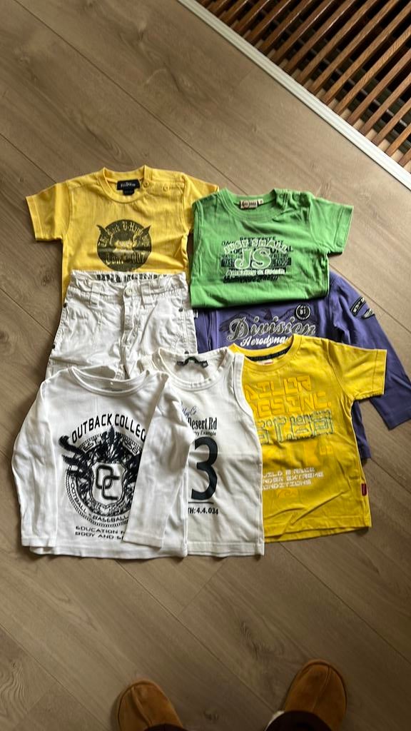 Pakketje shirtjes mt 86 en 92, Ophalen of Verzenden, Zo goed als nieuw, Jongetje, Shirtje of Longsleeve