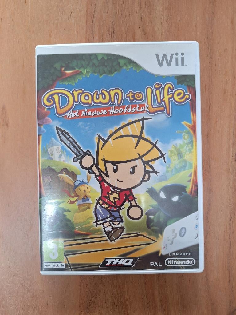 Wii Drawn to Life, Avontuur en Actie, 1 speler, Ophalen of Verzenden, Zo goed als nieuw