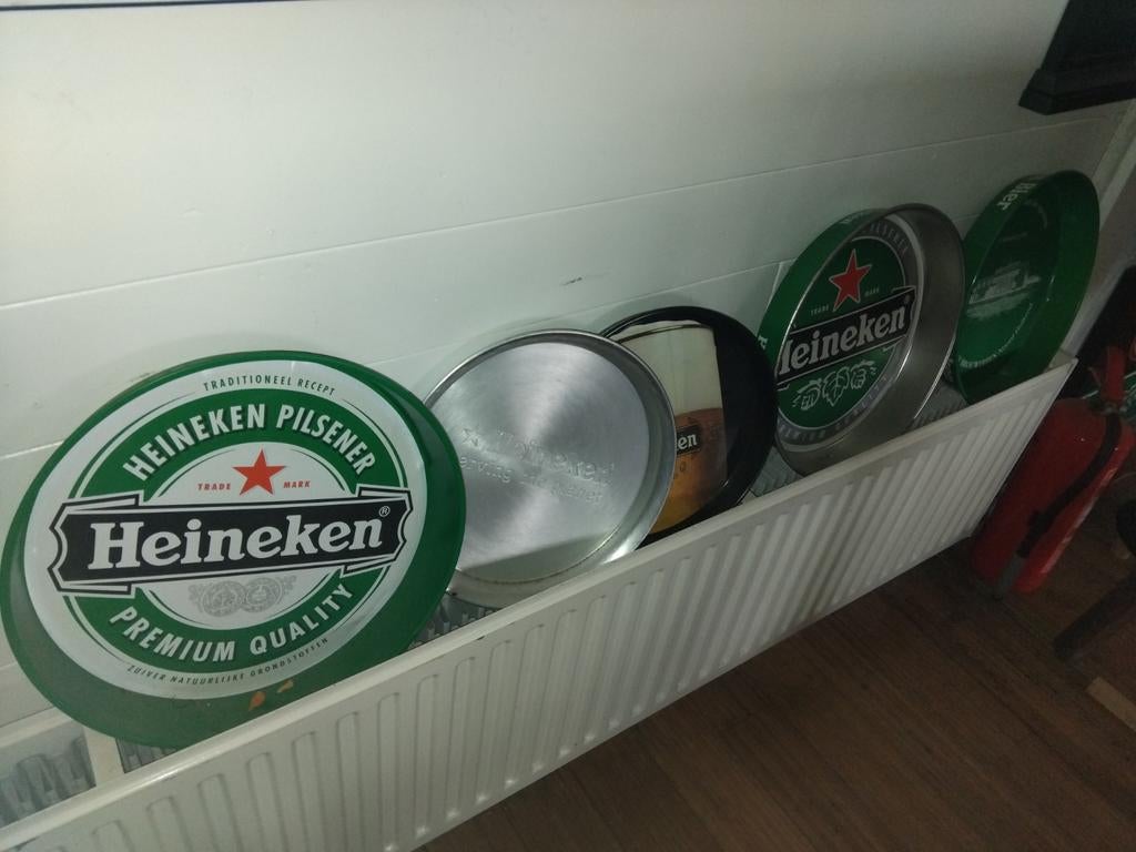 8 Heineken dienbladen., Ophalen, Heineken