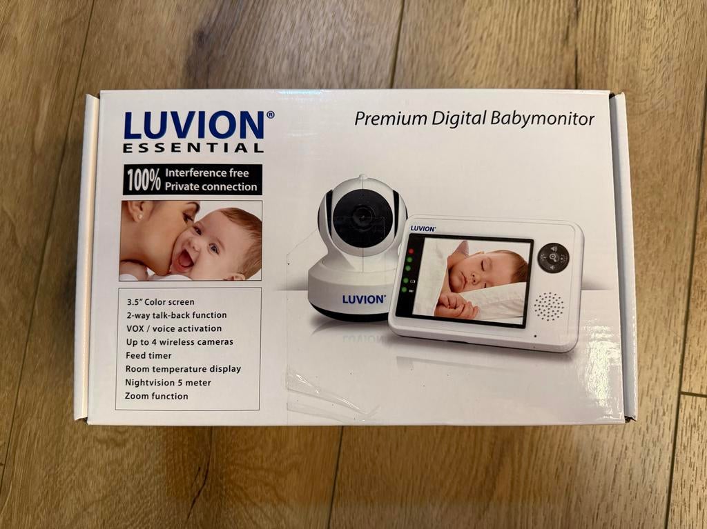 Luvion Essential Premium Digitale Babyfoon, Ophalen of Verzenden, Gebruikt, 250 meter of meer, Camera