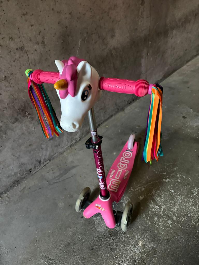 Mini Micro step Deluxe LED, Ophalen of Verzenden, Zo goed als nieuw, Gewone step