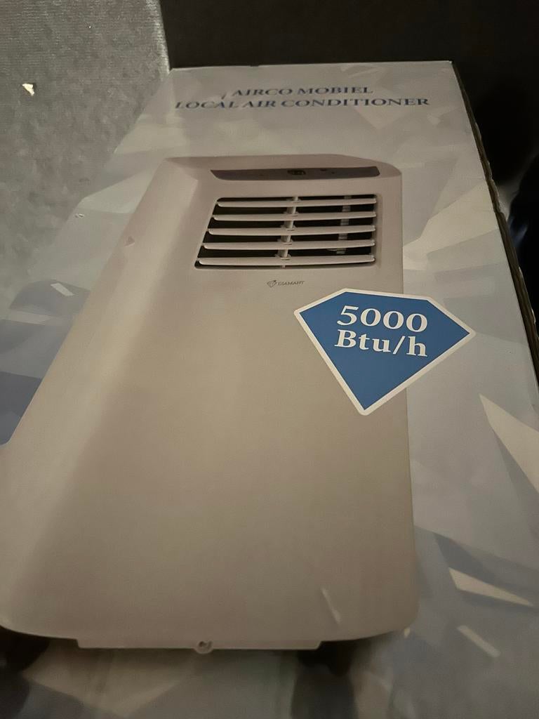 Diamant Mobiele Airco 5000 BTU ACM05 R290 DM - Moet worden b, Witgoed en Apparatuur, Airco's, Ophalen, Minder dan 60 m³, Koelen en Ontvochtigen