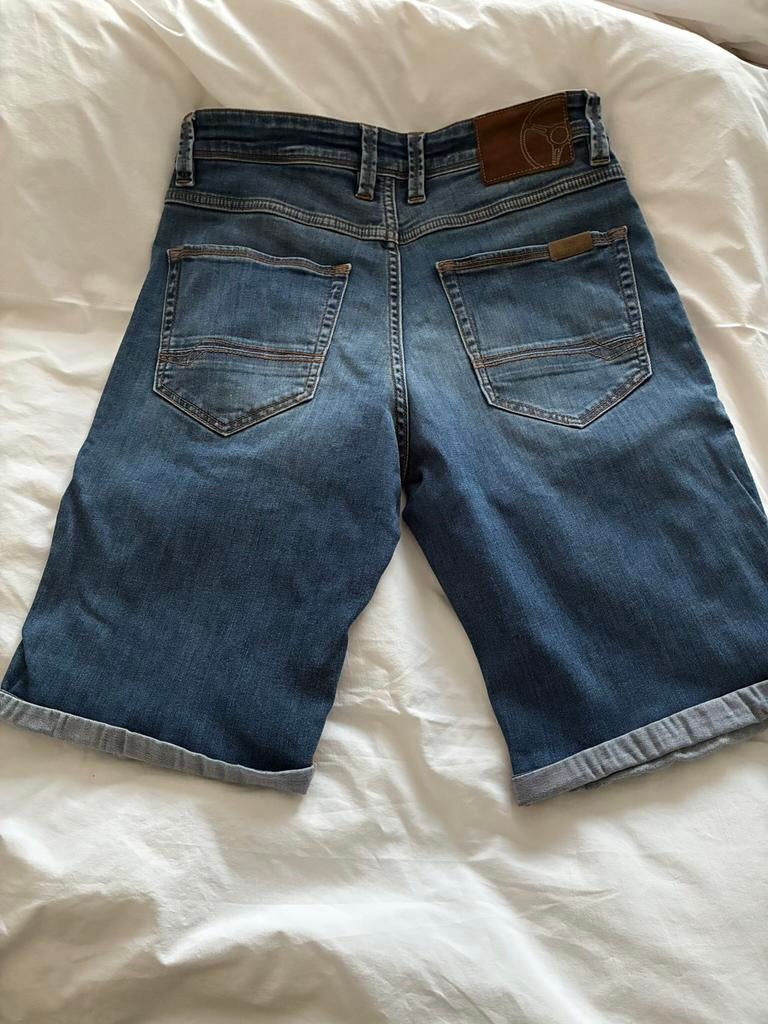 State of art jeans korte broek/bermuda, Kleding | Heren, Spijkerbroeken en Jeans, Ophalen of Verzenden, Gedragen, Blauw, Overige jeansmaten