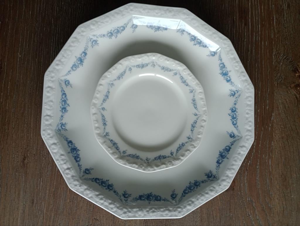 Rosenthal Classic Rose Gebakservies met 10 bordjes en schaal, Antiek en Kunst, Antiek | Porselein, Ophalen