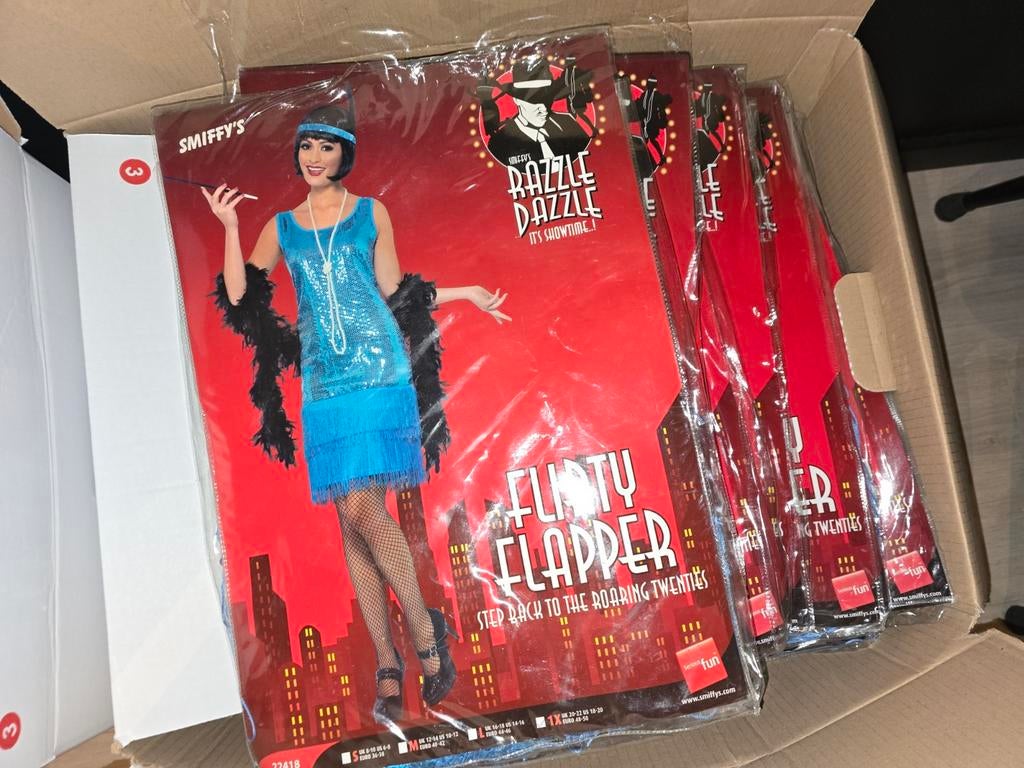 Nieuw! Partijhandel showgirl maat S 20x. Ook roze maat L!, Kleding | Dames, Carnavalskleding en Feestkleding, Ophalen of Verzenden