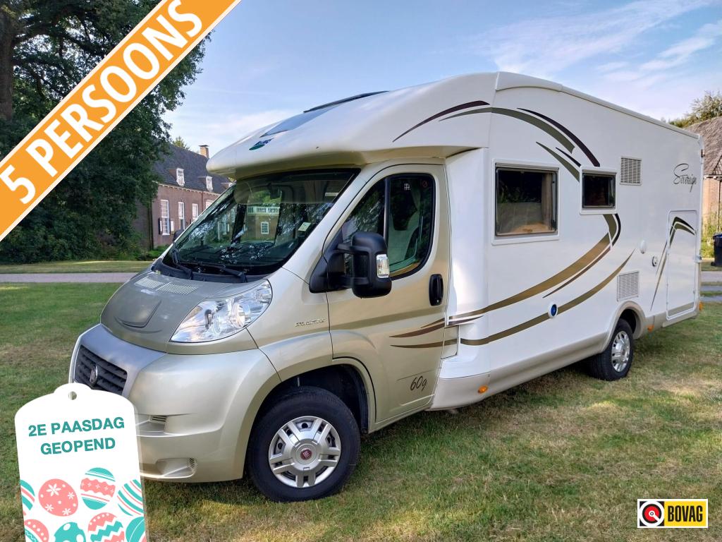 Mooie McLouis MC4 met 2x solair, Lpg, TV en dak ventilator !, Caravans en Kamperen, Campers, Ringverwarming, Fiat, MCLouis, 6 tot 7 meter