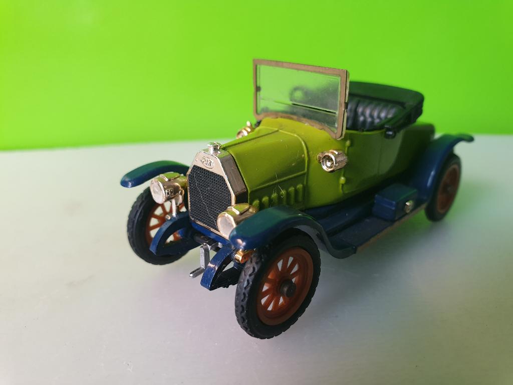 Rio 12 - 1914 Fiat Zero Spyder [groen] 1/43, Ophalen of Verzenden, Gebruikt, Auto, Overige merken