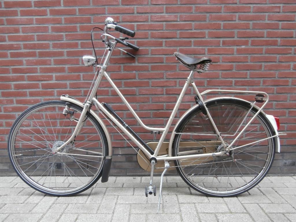 Zeer nette Gazelle Solide dames 57 cm. MET STANGREMMEN, Fietsen en Brommers, 55 tot 59 cm, Ophalen