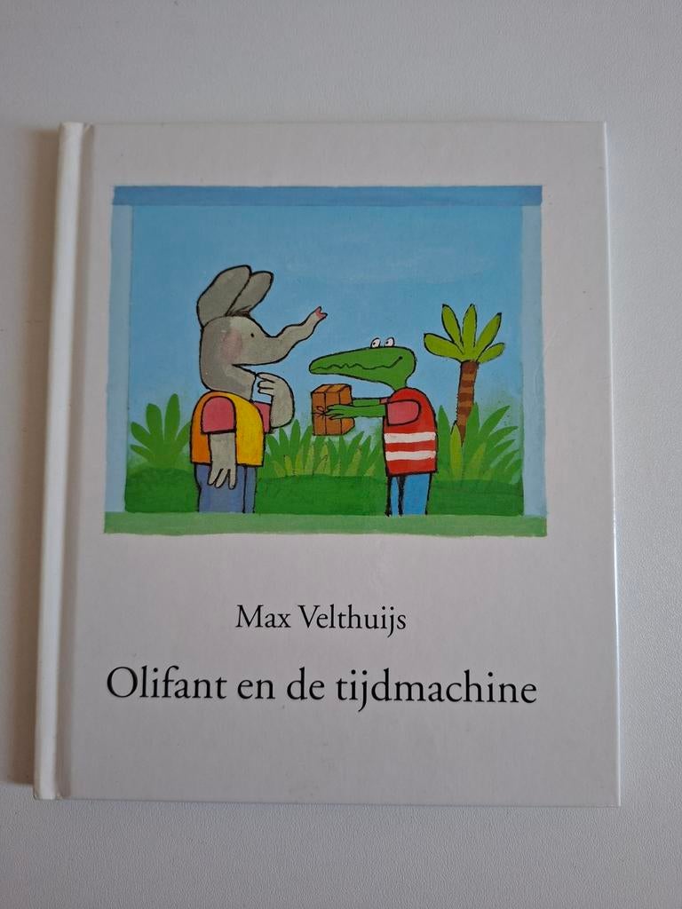 Olifant en de Tijdmachine - Max Velthuijs (Kinderboek), Ophalen of Verzenden, Zo goed als nieuw, Max Velthuijs, Fictie algemeen