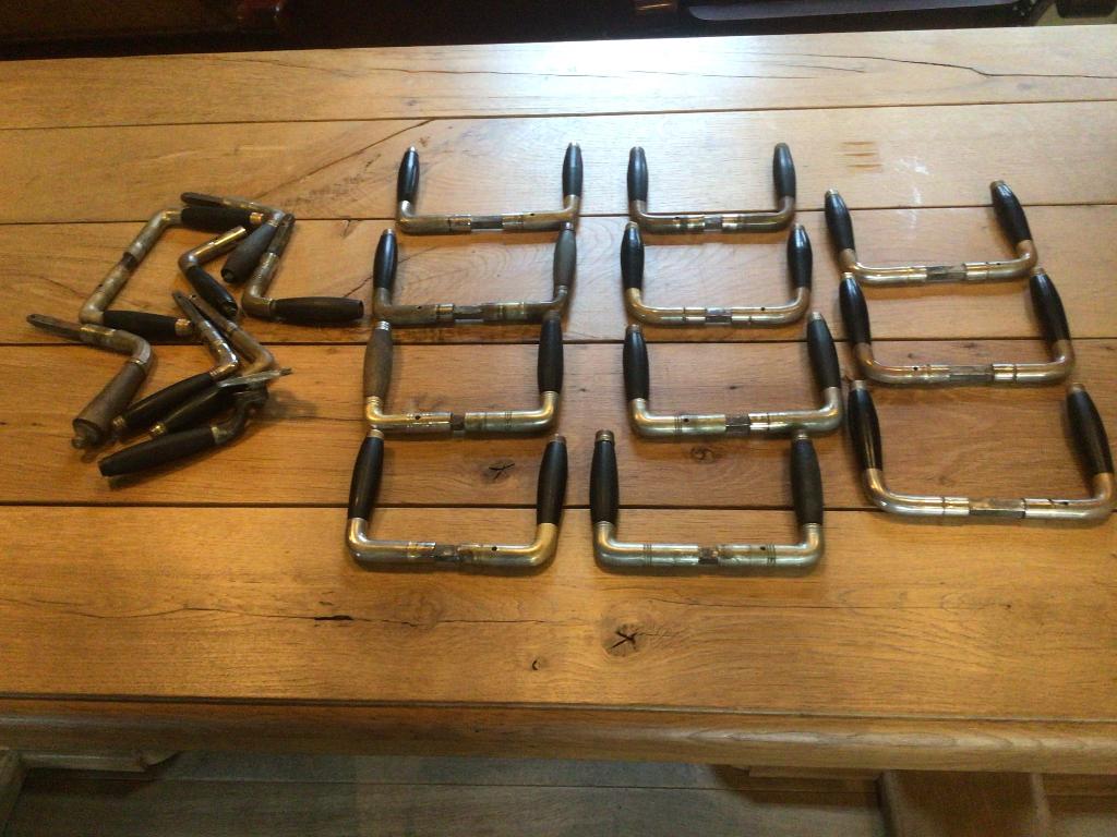 Antieke deurklinken/grepen jaren 20/30, Ophalen of Verzenden, Gebruikt, Chroom, Klink of Kruk