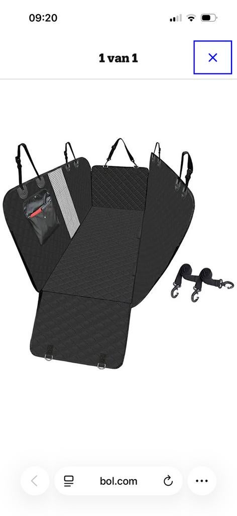 Auto beschermhoes achterbank hond, Dieren en Toebehoren, Verzenden, Nieuw