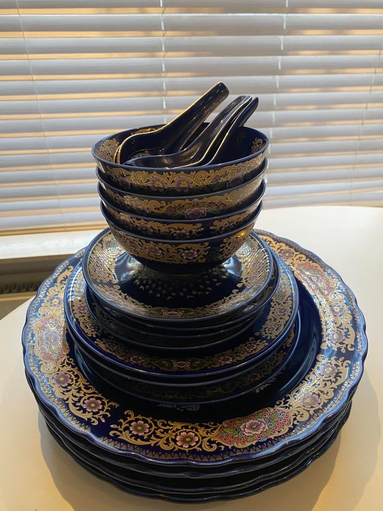 Origineel Marokaanse Taous servies set, Ophalen